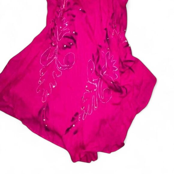 ✨Vibrant Fuchsia Boho Dress✨ - Picture 4 of 5